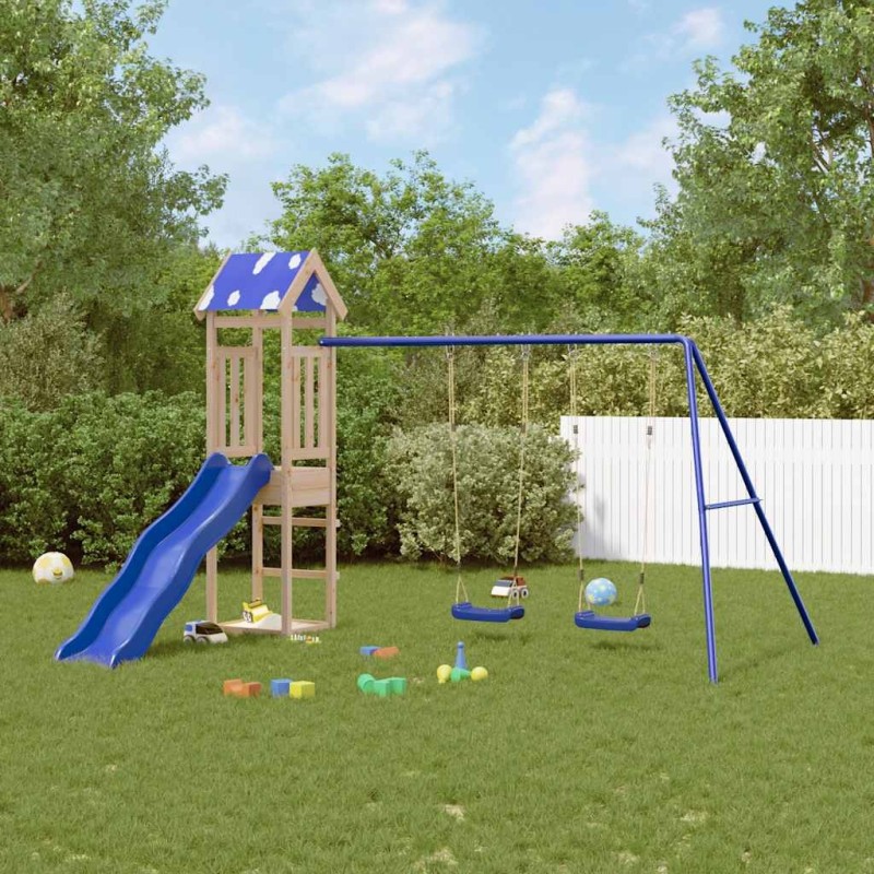 Aire de jeux d'extérieur bois de pin massif 513075513075