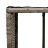 Cadre de bain à remous gris résine tressée bois massif d'acacia 513081513081