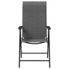 Chaises pliables de jardin lot de 8 gris résine tressée 513095513095