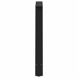 Pieds de table à manger en forme de A 2 pièces Noir 80 x (72-73) cm Acier 513149513149
