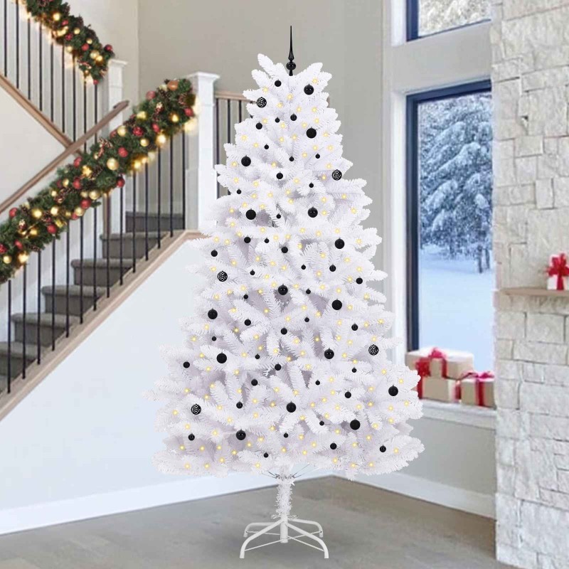 Sapin de Noël Artificiel à Branches Articulées Blanc 300 cm 513150513150