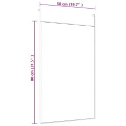Miroir de porte Doré 50x80 cm Verre et aluminium 513157513157