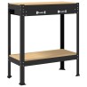 Atelier Noir 80 x 40 x 91 cm Bois d'ingénierie et métal 513187513187