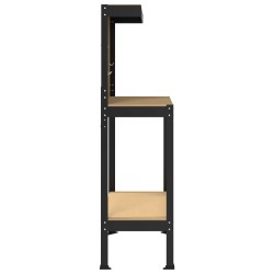 Atelier Noir 81 x 41 x 145 cm Bois d'ingénierie et métal 513188513188