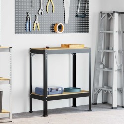 Atelier Noir 81 x 41 x 91 cm Bois d'ingénierie et métal 513189513189