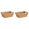 Paniers de rangement 2 pcs Naturel 38 x 28 x 15 cm 513202513202