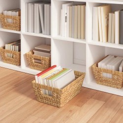 Paniers de rangement 2 pcs Naturel 38 x 28 x 15 cm 513202513202