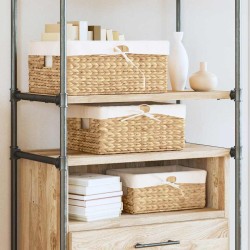 Paniers de rangement 3 pcs Naturel Jacinthe d'eau 513207513207