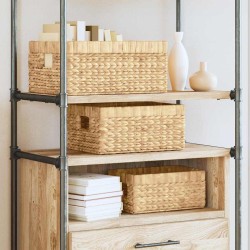 Paniers de rangement 3 pcs Naturel Jacinthe d'eau 513208513208