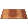 Dessus de table 120x60x(2,5-2,7) cm Bois massif d'acacia 513246513246
