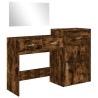 Ensemble de coiffeuse 3 pcs chêne fumé bois d'ingénierie 513250513250
