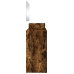 Ensemble de coiffeuse 3 pcs chêne fumé bois d'ingénierie 513250513250