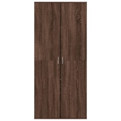 Armoire à chaussures chêne marron 80x39x178cm bois d'ingénierie 513252513252