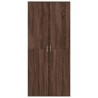 Armoire à chaussures chêne marron 80x39x178cm bois d'ingénierie 513252513252