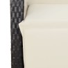 Ensemble à manger de jardin avec coussins 3 pcs Noir 513288513288