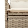 Ensemble de bistro 3 pcs avec coussins beige résine tressée 513289513289