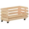Chariot à légumes 57x30x80 cm Bois de pin solide 513315513315