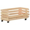 Chariot à légumes 77x30x80 cm Bois de pin solide 513316513316