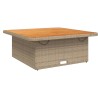Ensemble à manger de jardin et coussins 2 pcs beige poly rotin 513335513335