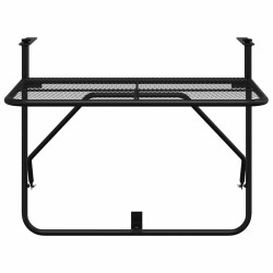 Table de balcon Noir 60x40 cm Acier 513435513435