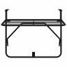 Table de balcon Noir 60x40 cm Acier 513435513435