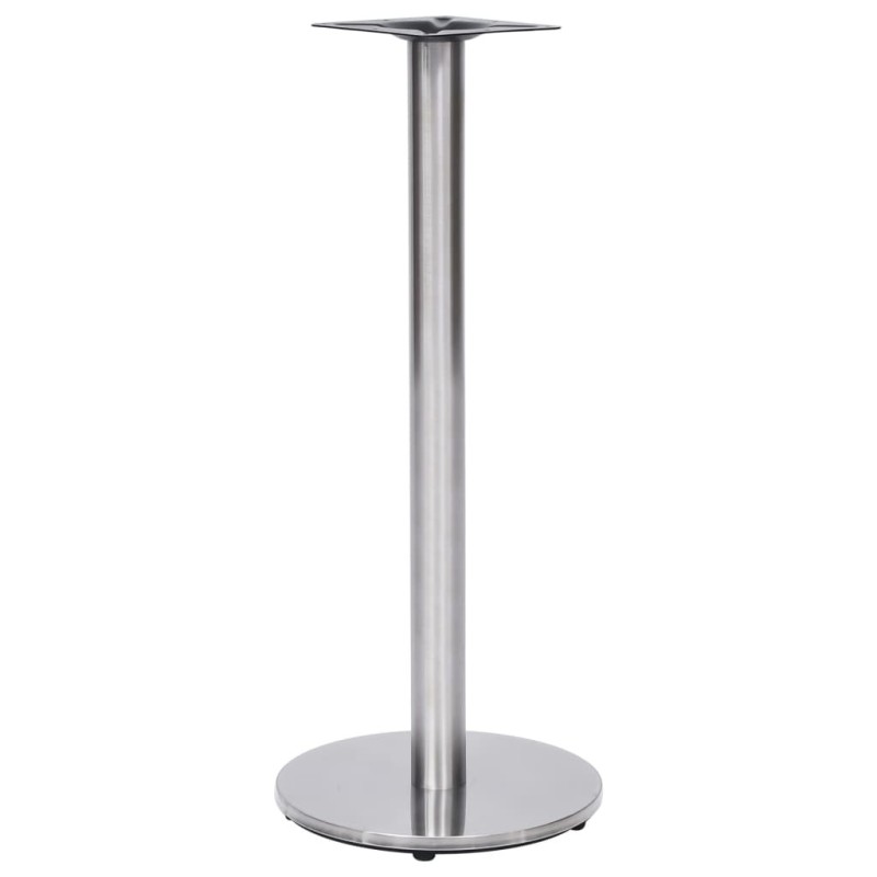 Pied de table de bistro Argenté Ø45x107 cm Acier inoxydable 513489513489