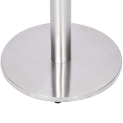 Pied de table de bistro Argenté Ø45x107 cm Acier inoxydable 513489513489
