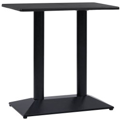 Pied de table de bistro noir 70x40x72 cm fonte 513491513491