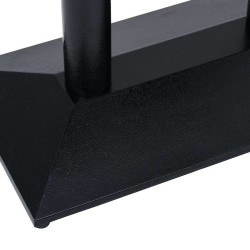 Pied de table de bistro noir 70x40x72 cm fonte 513491513491