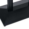 Pied de table de bistro noir 70x40x72 cm fonte 513491513491