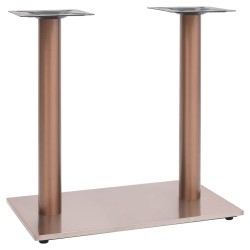 Pied de table de bistro Laiton 70x40x72 cm Acier inoxydable 513495513495