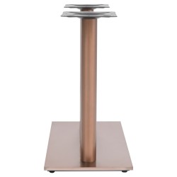 Pied de table de bistro Laiton 70x40x72 cm Acier inoxydable 513495513495