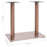 Pied de table de bistro Laiton 70x40x72 cm Acier inoxydable 513495513495