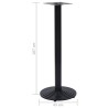 Pied de table de bistro noir Ø43x107 cm fonte 513498513498