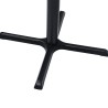 Pied de table de bistro Noir 76x76x107 cm Fonte 513500513500