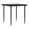 Ensemble de salle à manger pour jardin 3 pcs Gris polyrotin 513507513507