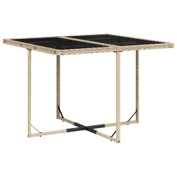 Ensemble à manger de jardin et coussins 9 pcs mélange beige 513678513678