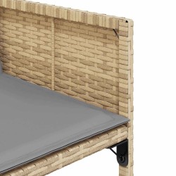 Ensemble à manger de jardin et coussins 9 pcs mélange beige 513678513678