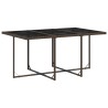 Ensemble à manger de jardin et coussins 11 pcs marron rotin 513738513738