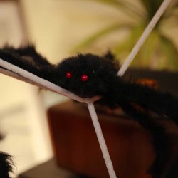 Décoration d'araignée d'Halloween avec toiles 2 pcs Polyester 513769513769