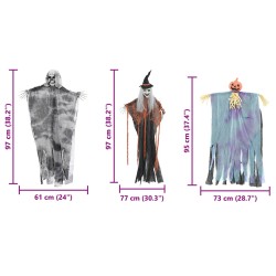 Fantôme Suspendu Halloween 3 pcs Multicolore 61 x 97 cm 513770513770