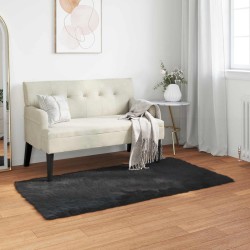 Tapis en fausse TAFALLA Noir 80 x 150 cm Polyester 513781513781