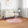 Tapis en fausse TAFALLA Rose Ø 120 cm Polyester 513787513787