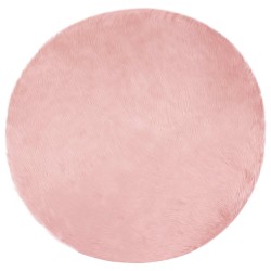 Tapis en fausse TAFALLA Rose Ø 120 cm Polyester 513787513787