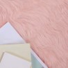 Tapis en fausse TAFALLA Rose Ø 120 cm Polyester 513787513787