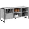 Cabinet à chaussures avec stockage Gris Sonoma 100 x 35 x 44 cm 513788513788