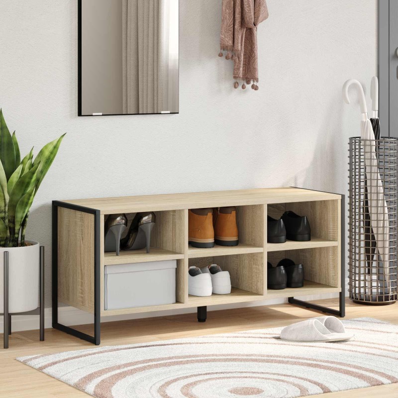 Cabinet à chaussures Sonoma 100 x 35 x 44 cm Bois d'ingénierie 513789513789