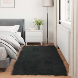 Tapis en fausse TAFALLA Noir 100 x 200 cm Polyester 513791513791