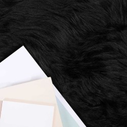 Tapis en fausse TAFALLA Noir 200 x 280 cm Polyester 513793513793