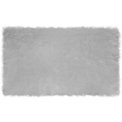 Tapis en fausse TAFALLA Gris 100 x 200 cm Polyester 513796513796